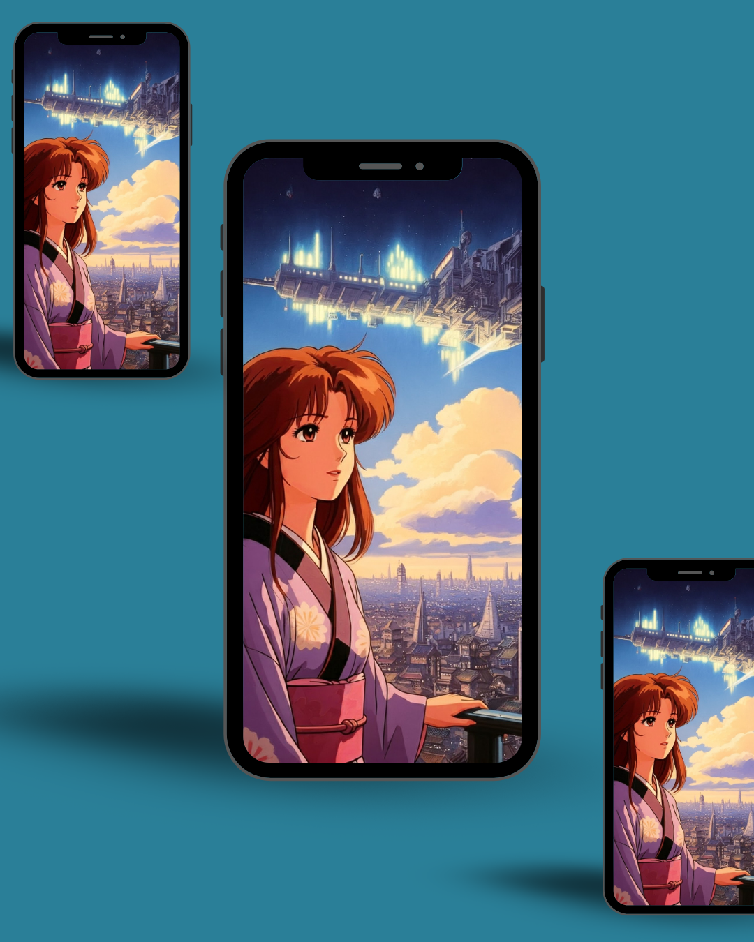 "Satellite Blossom" Limited Edition Premium Wallpaper
