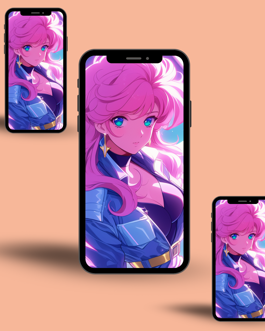 Synthwave Party Queen Deluxe Wallpaper